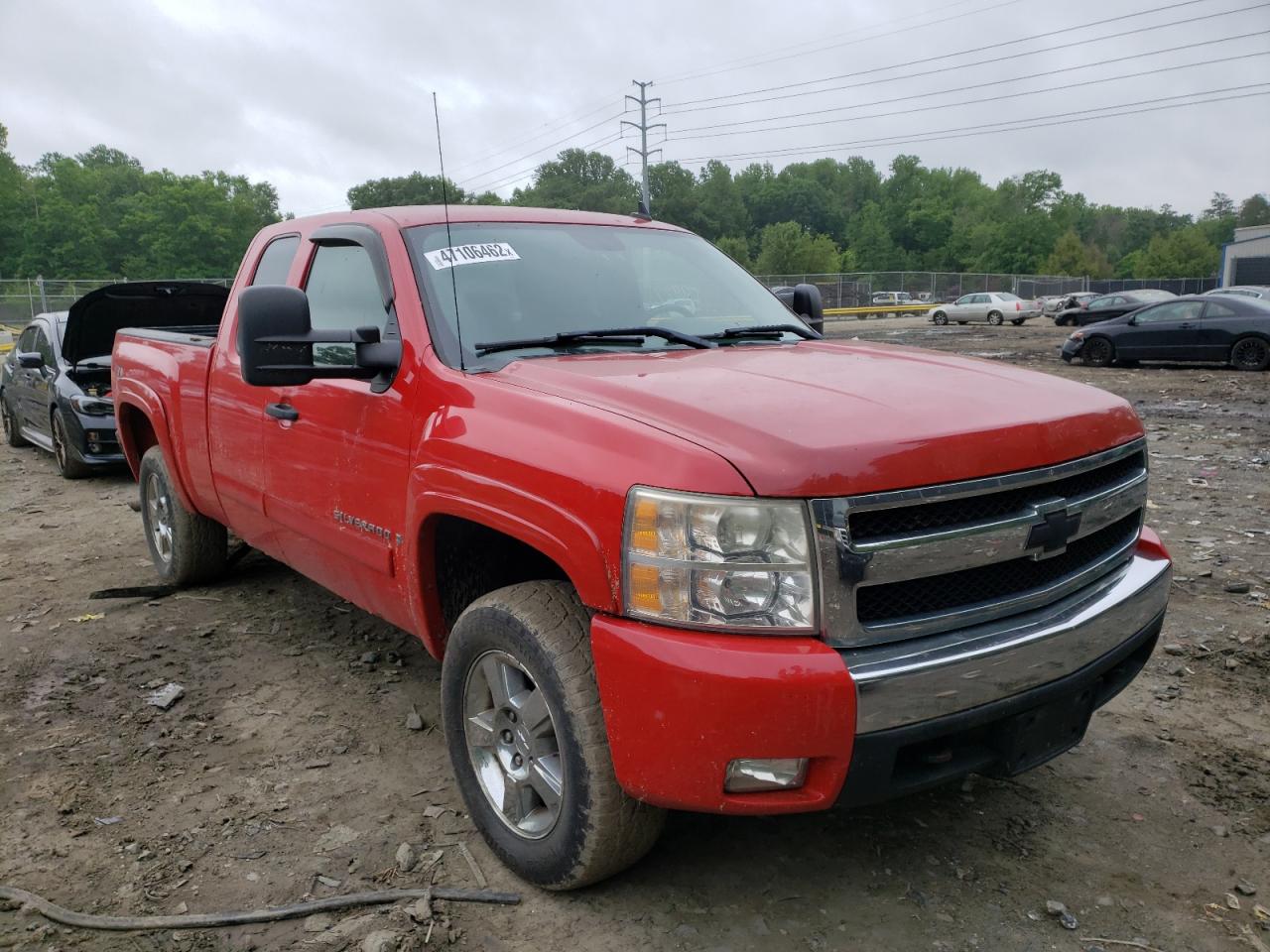 Photo 14 from auction – 2007 CHEVROLET SILVERADO with VIN 2GCEK19C271727142