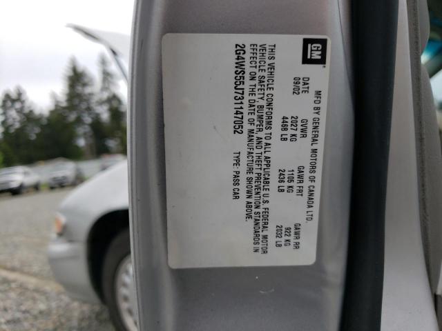 Photo 10 from auction – 2003 BUICK CENTURY CU with VIN 2G4WS55J731147052