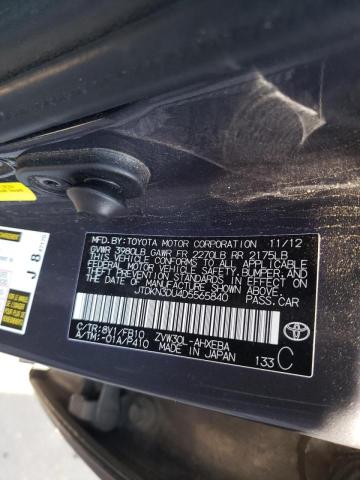 Photo 10 from auction – 2013 TOYOTA PRIUS with VIN JTDKN3DU4D5565840
