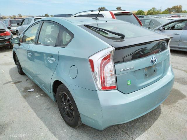 Photo 3 from auction – 2013 TOYOTA PRIUS with VIN JTDKN3DU7D1627982