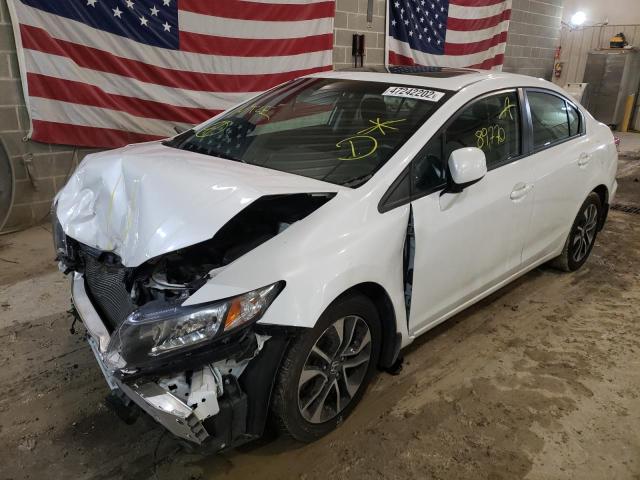 Photo 2 from auction – 2013 HONDA CIVIC with VIN 19XFB2F94DE045025