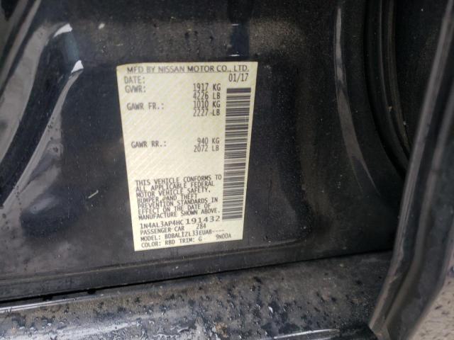 Photo 10 from auction – 2017 NISSAN ALTIMA 2.5 with VIN 1N4AL3AP4HC191432