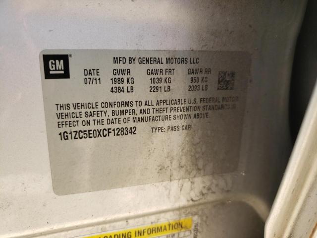 Photo 10 from auction – 2012 CHEVROLET MALIBU 1LT with VIN 1G1ZC5E0XCF128342