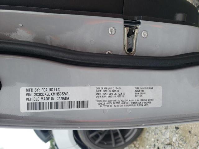 Photo 10 from auction – 2021 DODGE CHARGER SC with VIN 2C3CDXGJXMH593249