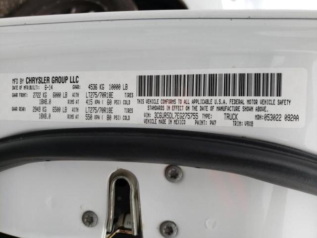Photo 10 from auction – 2014 RAM 2500 SLT with VIN 3C6UR5DL7EG275755