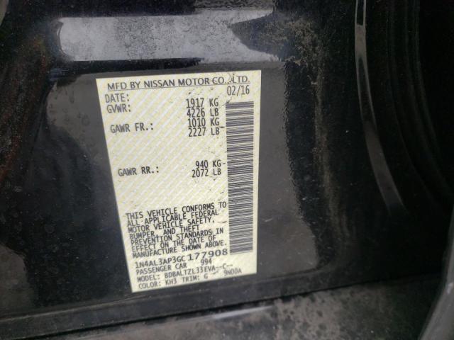 Photo 10 from auction – 2016 NISSAN ALTIMA 2.5 with VIN 1N4AL3AP3GC177908