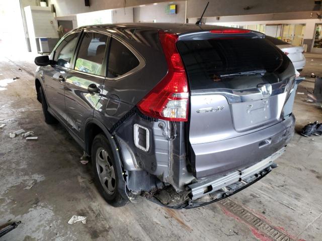 Photo 3 from auction – 2016 HONDA CR-V LX with VIN 2HKRM4H35GH604965