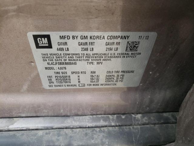 Photo 10 from auction – 2014 BUICK ENCORE CON with VIN KL4CJFSB0EB600440