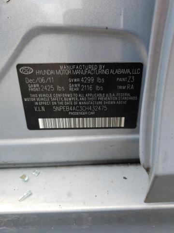 Photo 10 from auction – 2012 HYUNDAI SONATA GLS with VIN 5NPEB4AC3CH432475