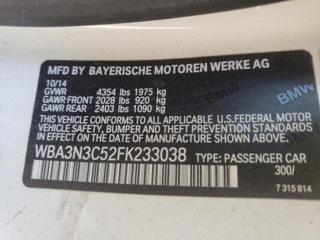 Photo 10 from auction – 2015 BMW 428 I with VIN WBA3N3C52FK233038