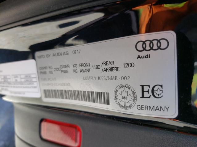 Photo 10 from auction – 2018 AUDI S5 PREMIUM with VIN WAUB4CF52JA028392