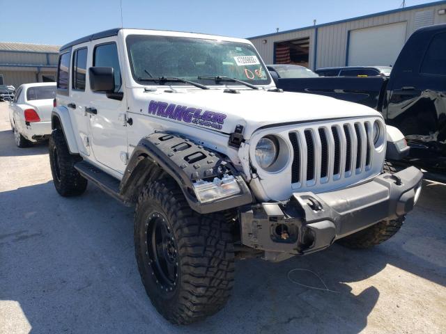 JEEP WRANGLER U 2018 with VIN 1C4HJXEN9JW192966 - Photo from auction