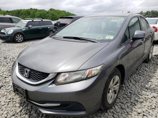 Photo 2 from auction – 2013 HONDA CIVIC LX with VIN 2HGFB2F55DH509135