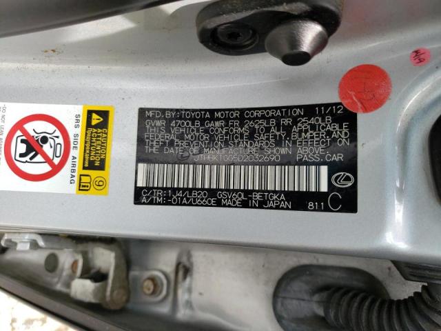 Photo 10 from auction – 2013 LEXUS ES 350 with VIN JTHBK1GG5D2032690