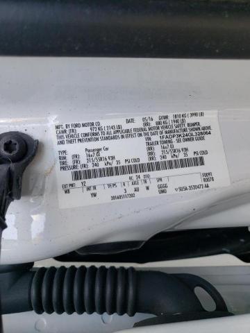 Photo 10 from auction – 2016 FORD FOCUS SE with VIN 1FADP3K24GL328064