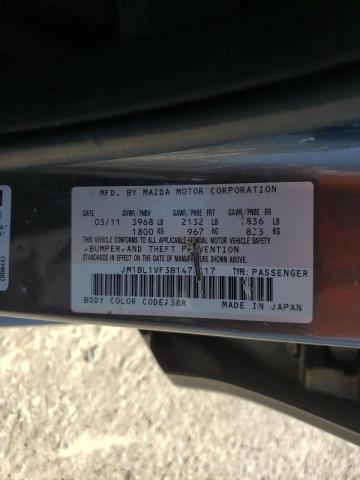 Photo 10 from auction – 2011 MAZDA 3 I with VIN JM1BL1VF3B1477117