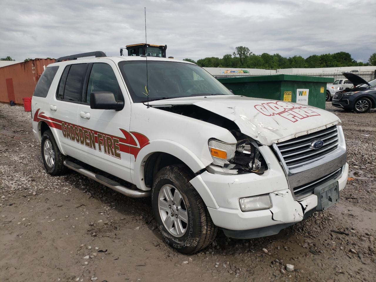 FORD EXPLORER X 2010 with VIN 1FMEU7DE0AUA55501 - Photo from auction