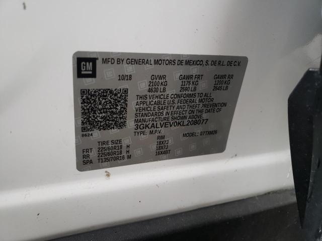 Photo 10 from auction – 2019 GMC TERRAIN SL with VIN 3GKALVEV0KL208077