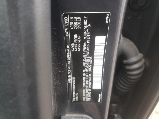 Photo 10 from auction – 2009 VOLVO S40 2.4I with VIN YV1MS390692460758