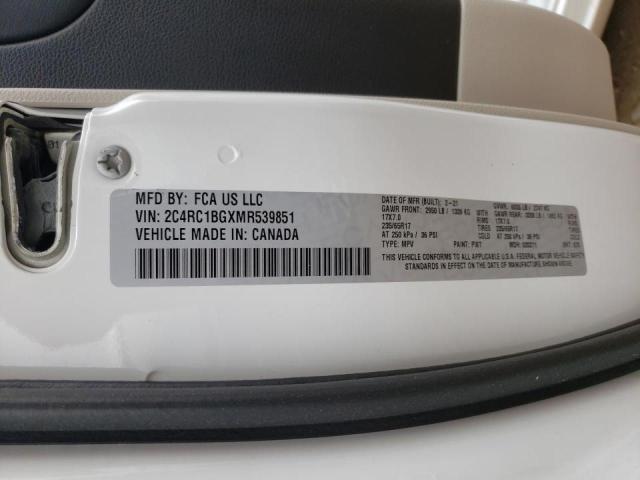 Photo 10 from auction – 2021 CHRYSLER PACIFICA T with VIN 2C4RC1BGXMR539851