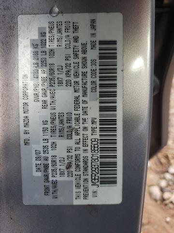 MAZDA CX-7 2008 with VIN JM3ER293780185509 - Photo from auction