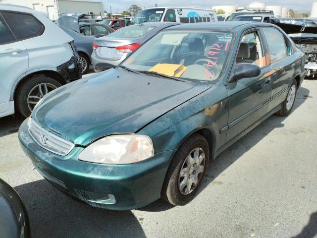 Photo 2 from auction – 2000 HONDA CIVIC BASE with VIN 2HGEJ6615YH541317