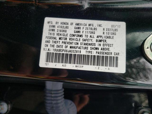 Photo 10 from auction – 2018 ACURA TLX TECH+A with VIN 19UUB3F69JA002819