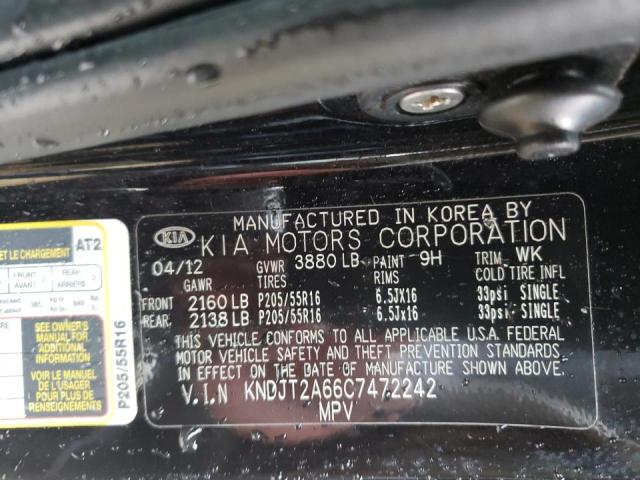Photo 10 from auction – 2012 KIA SOUL + with VIN KNDJT2A66C7472242