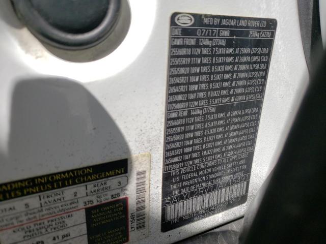 Photo 10 from auction – 2018 LAND ROVER RANGE ROVE with VIN SALYL2RV1JA715491