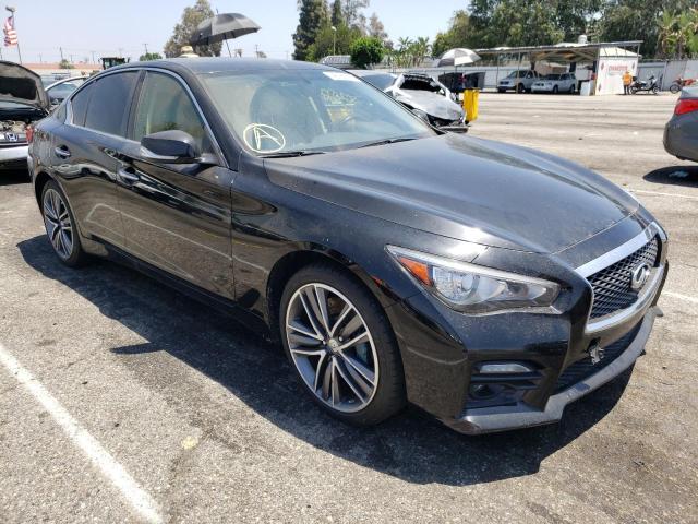 INFINITI Q50 BASE 2015 with VIN JN1BV7AP5FM357418 - Photo from auction