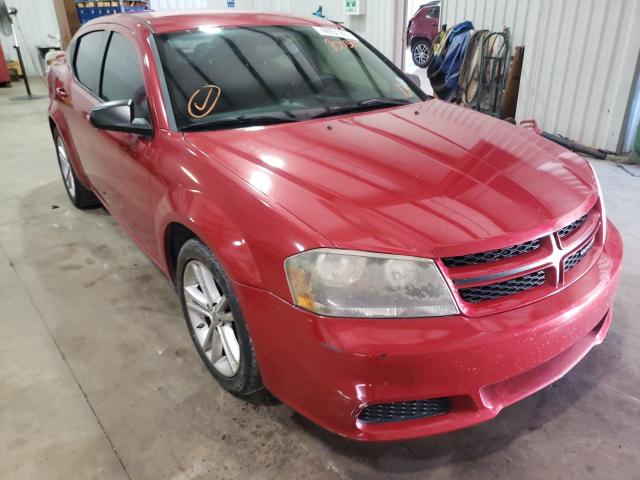 DODGE AVENGER SE 2014 with VIN 1C3CDZAB1EN200325 - Photo from auction