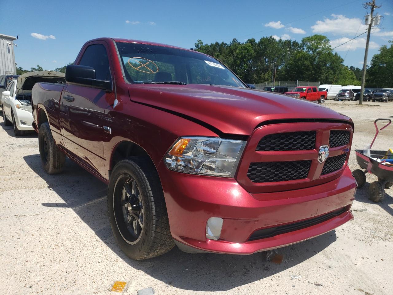 RAM 1500 ST 2014 with VIN 3C6JR6AT1EG126996 - Photo from auction