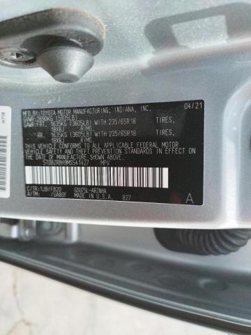 Photo 10 from auction – 2021 TOYOTA HIGHLANDER with VIN 5TDBZRBH9MS541427
