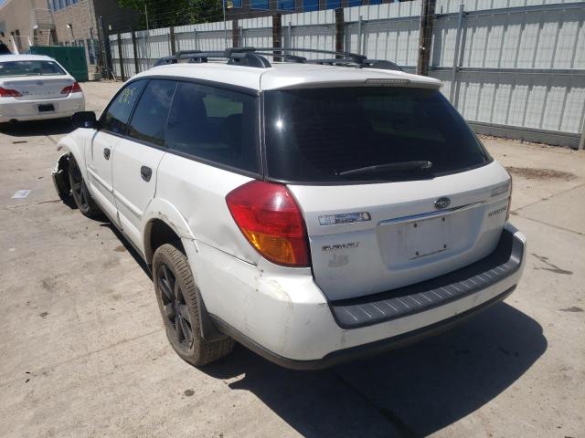 Photo 3 from auction – 2006 SUBARU LEGACY OUT with VIN 4S4BP61C067351471