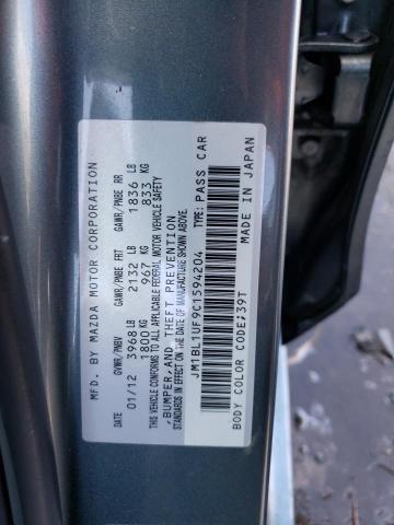 Photo 10 from auction – 2012 MAZDA 3 I with VIN JM1BL1UF9C1594204