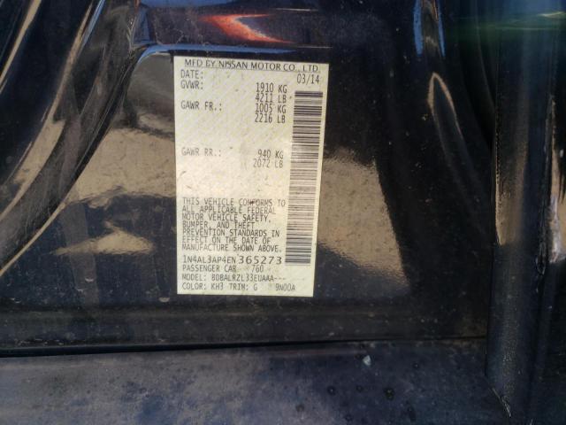 Photo 10 from auction – 2014 NISSAN ALTIMA 2.5 with VIN 1N4AL3AP4EN365273