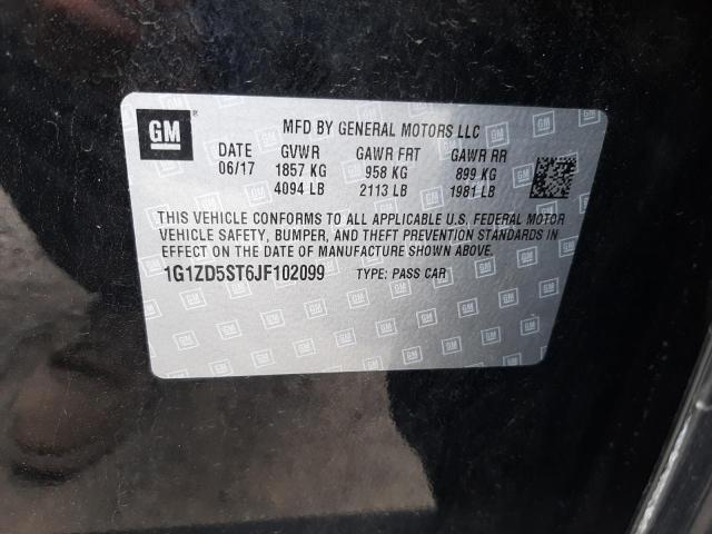 Photo 10 from auction – 2018 CHEVROLET MALIBU LT with VIN 1G1ZD5ST6JF102099