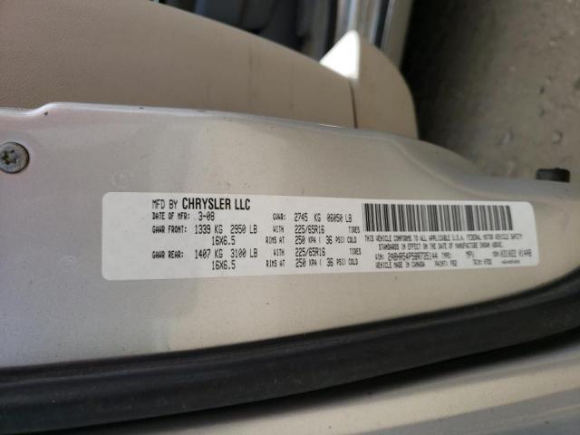 Photo 10 from auction – 2008 CHRYSLER TOWN & COU with VIN 2A8HR54P58R735144