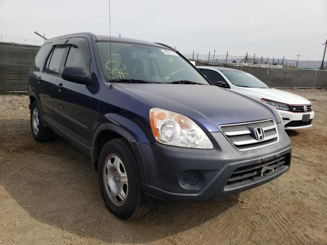 HONDA CR-V LX 2005 with VIN JHLRD68575C010421 - Photo from auction