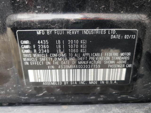 Photo 10 from auction – 2013 SUBARU LEGACY 2.5 with VIN 4S3BMBA60D3037159