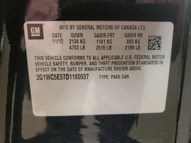 Photo 10 from auction – 2013 CHEVROLET IMPALA LTZ with VIN 2G1WC5E37D1180937