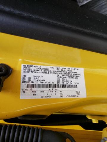 Photo 10 from auction – 2017 FORD FOCUS ST with VIN 1FADP3L93HL298892