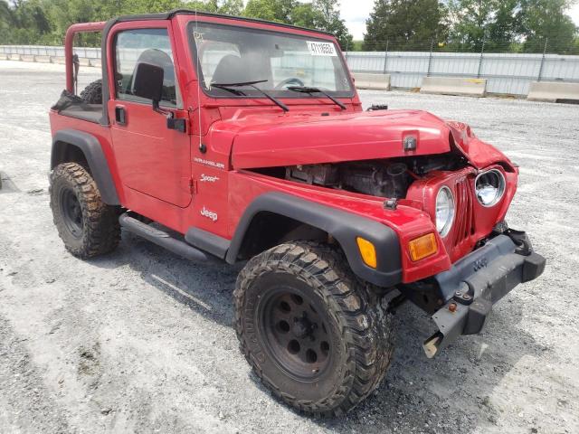 JEEP WRANGLER / 2002 with VIN 1J4FA49S82P771474 - Photo from auction