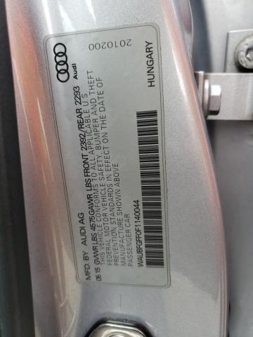 Photo 10 from auction – 2015 AUDI A3 with VIN WAUBFGFF0F1140044