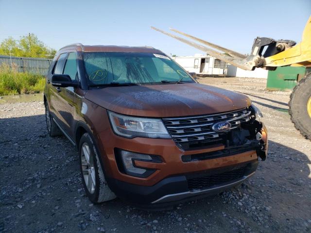 FORD EXPLORER X 2017 with VIN 1FM5K7D84HGA08240 - Photo from auction