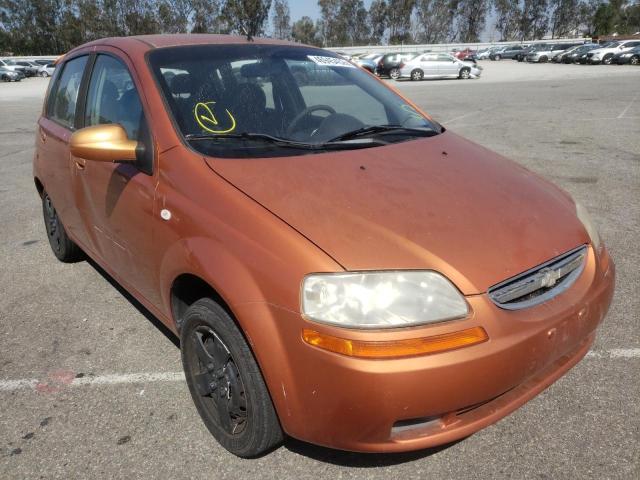 CHEVROLET AVEO BASE 2006 with VIN KL1TD66656B671992 - Photo from auction