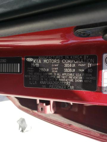 Photo 10 from auction – 2011 KIA FORTE EX with VIN KNAFU4A26B5322182