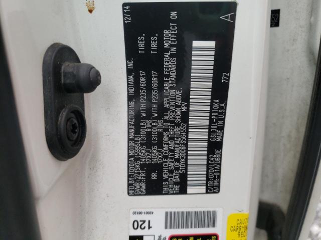 Photo 10 from auction – 2015 TOYOTA SIENNA XLE with VIN 5TDYK3DC6FS564552