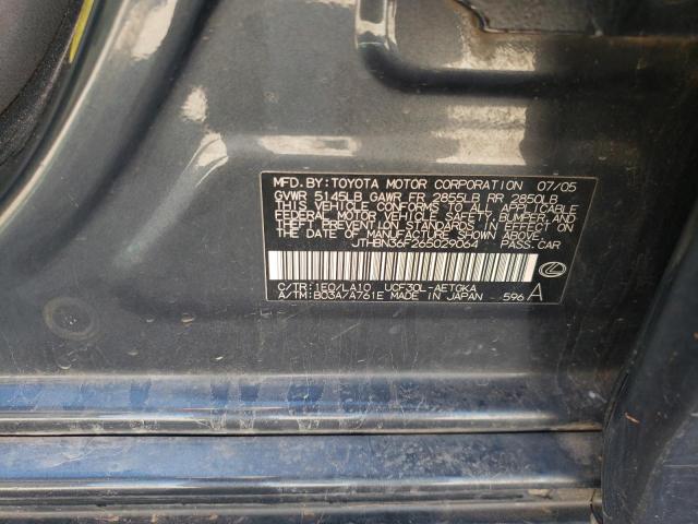 LEXUS LS 430 2006 with VIN JTHBN36F265029064 - Photo from auction