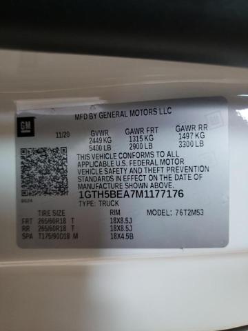 Photo 10 from auction – 2021 GMC CANYON ELE with VIN 1GTH5BEA7M1177176